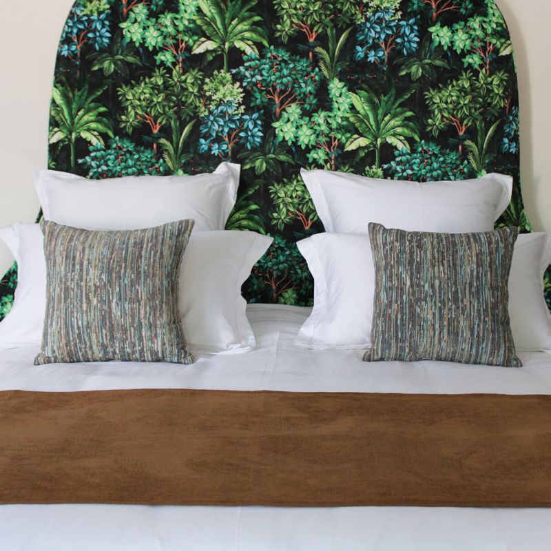 Pack Ensemble un chemin de lit et deux coussins Ambiance Yanama 