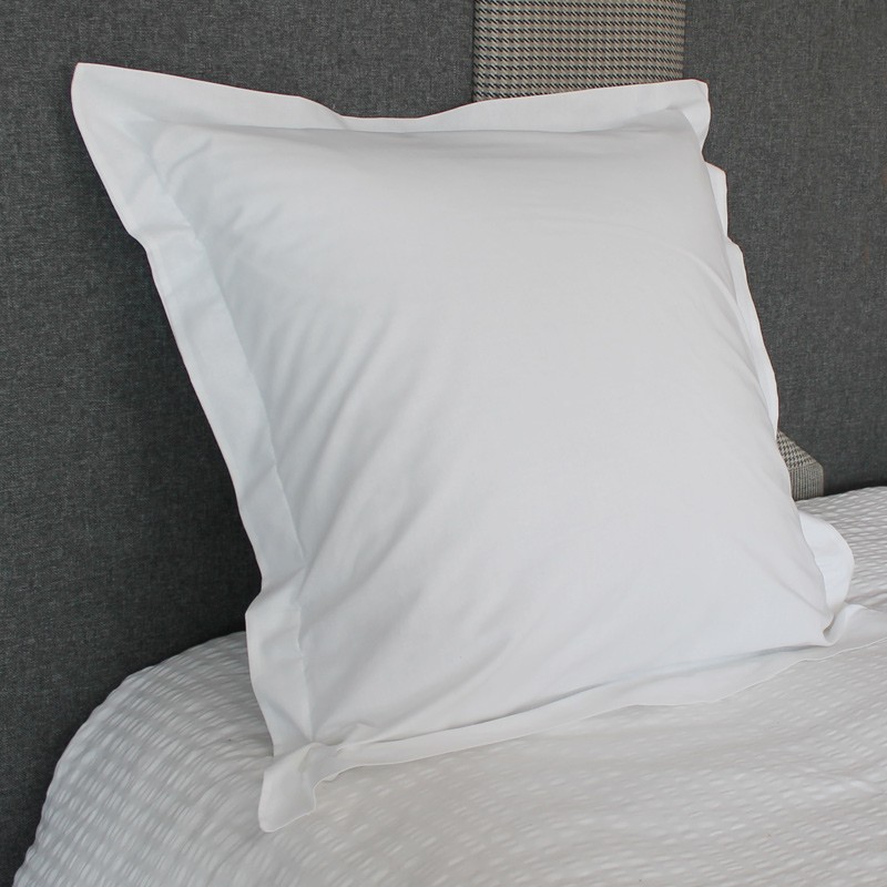 Drap housse COTON bonnet 40 finition biais Blanc