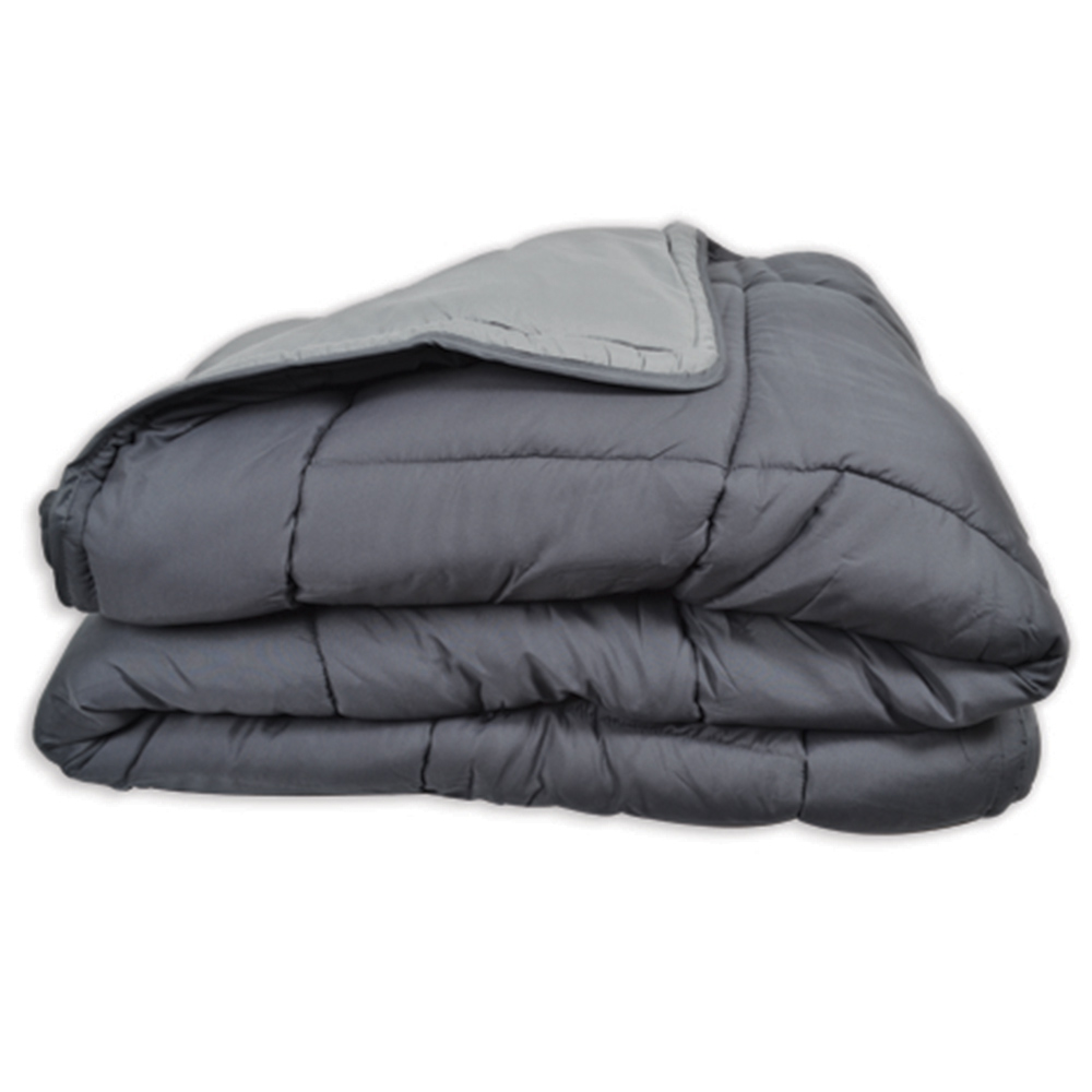 Couette CLEAN BICOLORE 400 GR/M² Gris-Argent