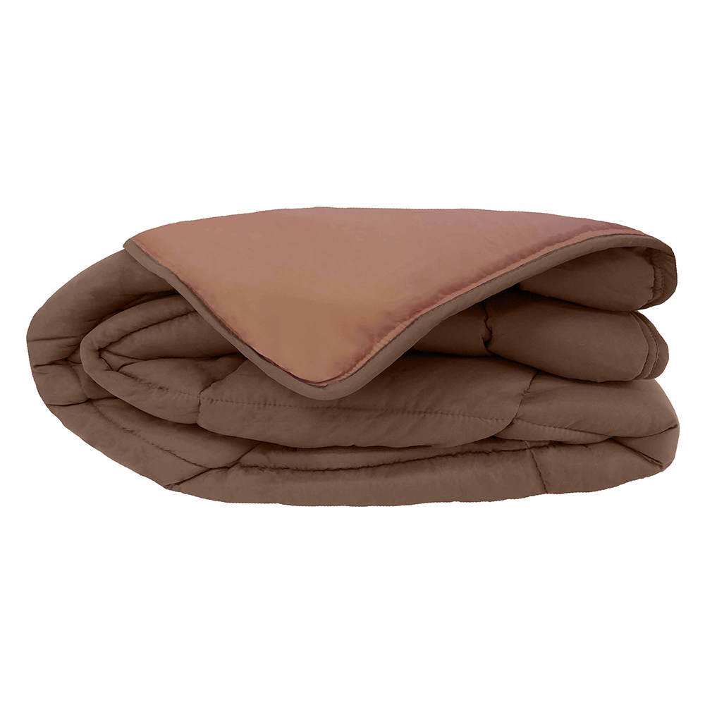 Couette CLEAN BICOLORE 400 GR/M² Chocolat-Moka