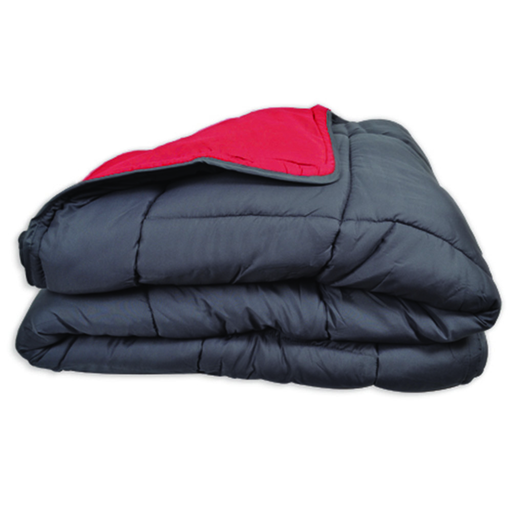 Couette CLEAN BICOLORE 400 GR/M² Gris-Rouge